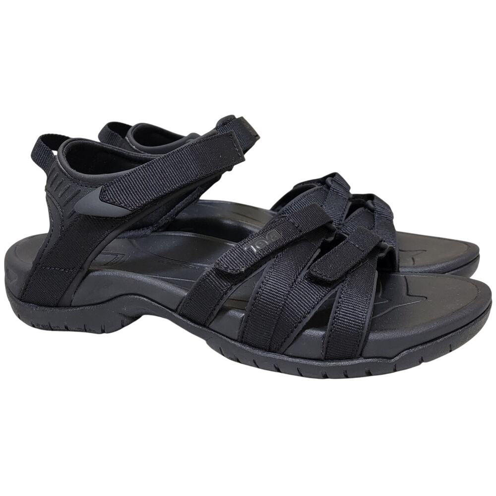 Teva Women Tirra Ankle Strap Strappy Active Sport Sandals Size US 7 Black